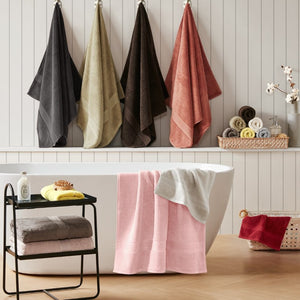 JLA Home 800Gsm Long-Staple Cotton Bath Towel Set Spa Weight Absorbency for Daily Luxury Rain Washed MPS73-0004