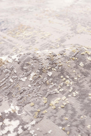 Modern Hand-Loomed Silk & Wool Area Rug - Elevate Your Space with Luxurious Elegance & Comfort