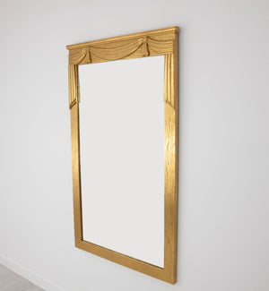 Zeugma Mr403 Exquisite French Style Gold Wall Mirror - Limited Edition Decorative Solid Wood Frame 35.5" X 57" Antiqued Gold Leaf Wood And Mirror Mr403 Gold