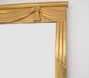 Zeugma Mr403 Exquisite French Style Gold Wall Mirror - Limited Edition Decorative Solid Wood Frame 35.5" X 57" Antiqued Gold Leaf Wood And Mirror Mr403 Gold