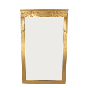 Zeugma Mr403 Exquisite French Style Gold Wall Mirror - Limited Edition Decorative Solid Wood Frame 35.5" X 57" Antiqued Gold Leaf Wood And Mirror Mr403 Gold