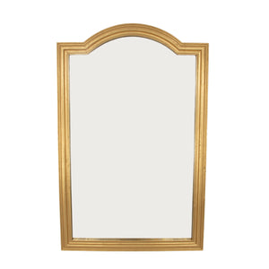 Zeugma Mr404 Antique Gold Leaf Wall Mirror - French Style Solid Wood Frame, Elegant Home Décor Accent Piece Antiqued Gold Leaf Wood And Mirror Mr404 Gold