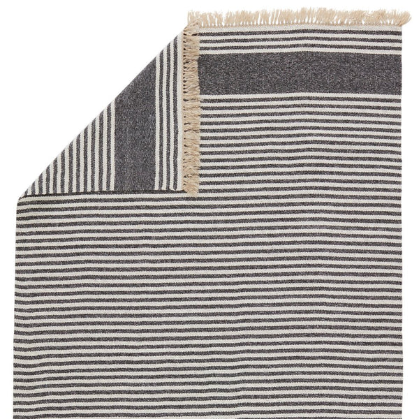 Jaipur Living Morro Bay Strand Mrb01 Handwoven Handmade 100% Polypropylene Lines Stripes Outdoor Rug Black, Beige 100% Polypropylene Rug150102