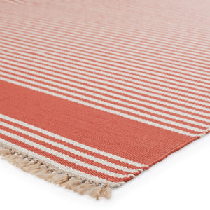 Jaipur Living Vibe by Jaipur Living Strand Flatweave Polypropylene Stripe Indoor Outdoor Coastal Rug 4' x 6' RUG150106