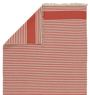 Jaipur Living Vibe by Jaipur Living Strand Flatweave Polypropylene Stripe Indoor Outdoor Coastal Rug 4' x 6' RUG150106
