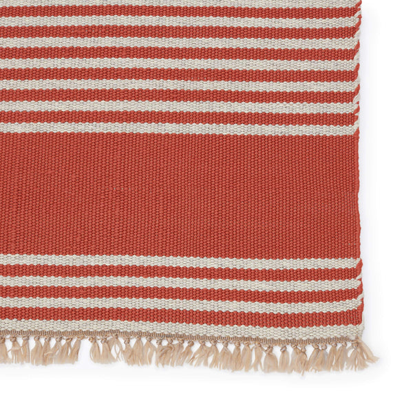 Jaipur Living Vibe by Jaipur Living Strand Flatweave Polypropylene Stripe Indoor Outdoor Coastal Rug 4' x 6' RUG150106