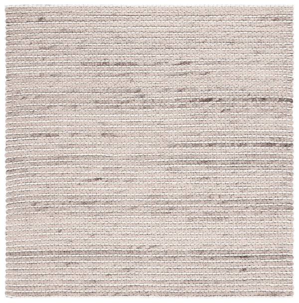 Safavieh Marbella Hand Woven Wool Area Rug - Timeless Elegance With Artisanal Charm For Your Home Decor Silver ,Ivory Wool Mrb205g-6sq