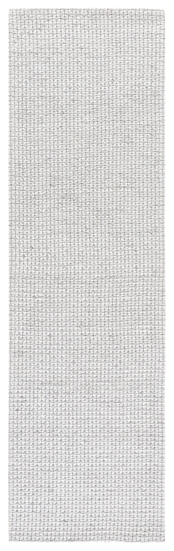 Safavieh Marbella Scandinavian Handwoven Round Rug In Silver Ivory — Low-Profile, Soft Wool Blend Anchor Piece 6'-0" x 6'-0" MRB301G-6R