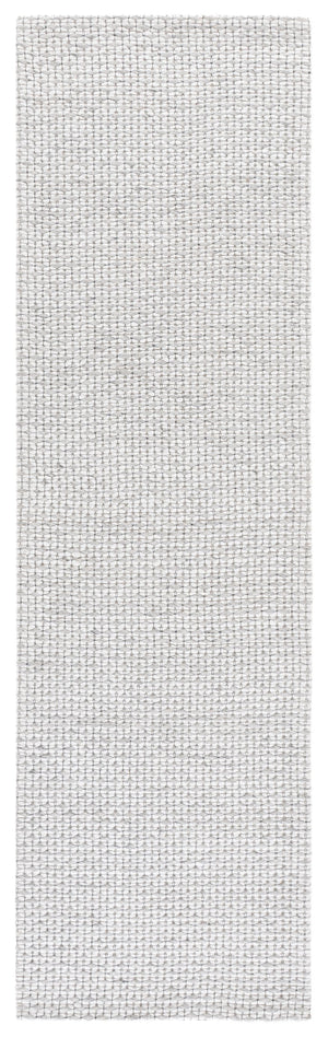 Safavieh Marbella Handwoven Silver Ivory Rug — Scandinavian Minimalist Low-Pile 5X8 Durable Artisanal Craft 5'-0" x 8'-0" MRB301G-5