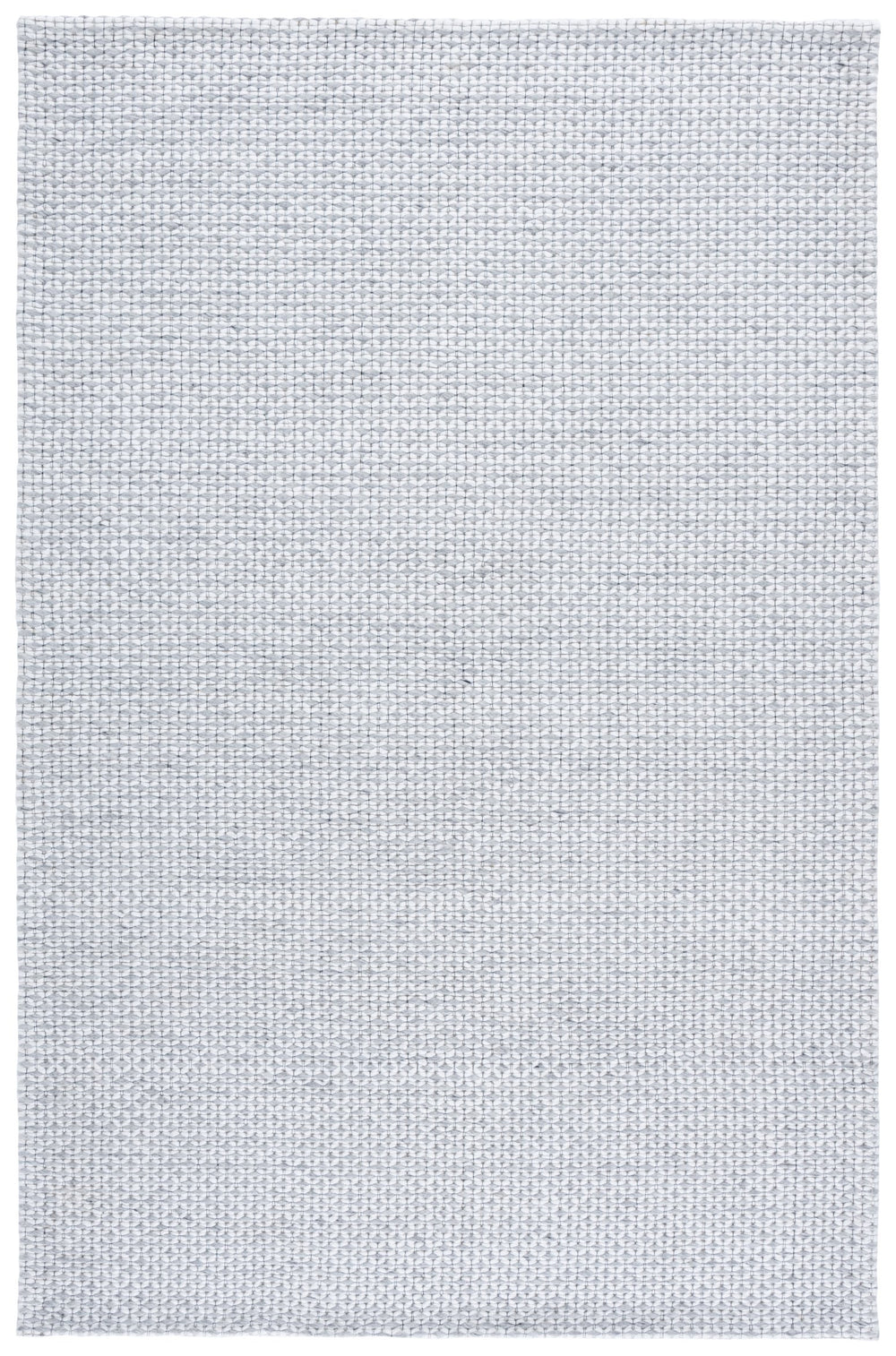 Safavieh Marbella Handwoven Silver Ivory Rug — Scandinavian Minimalist Low-Pile 5X8 Durable Artisanal Craft 5'-0" x 8'-0" MRB301G-5