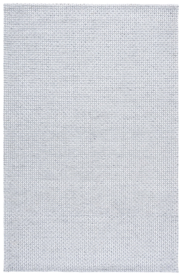 Safavieh Marbella Handwoven Silver Ivory Rug — Scandinavian Minimalist Low-Pile 5X8 Durable Artisanal Craft 5'-0" x 8'-0" MRB301G-5