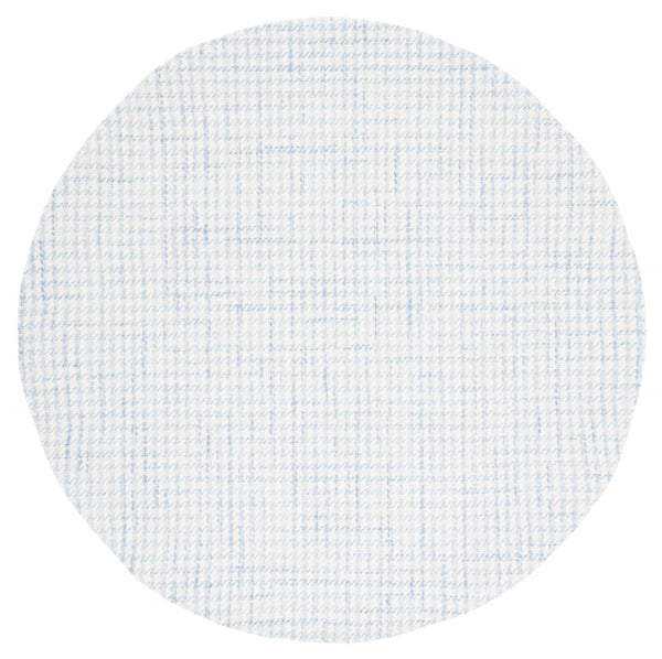 Safavieh Marbella Hand-woven Area Rug: Timeless Grey And Ivory Elegance For Luxurious Living Spaces Blue ,Ivory Wool And Cotton Mrb319m-9