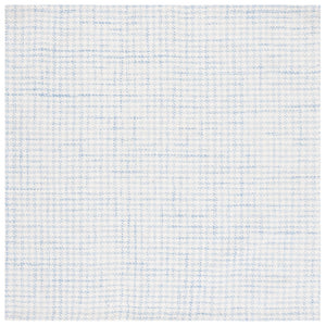 Safavieh Marbella Hand-woven Area Rug: Timeless Grey And Ivory Elegance For Luxurious Living Spaces Blue ,Ivory Wool And Cotton Mrb319m-9