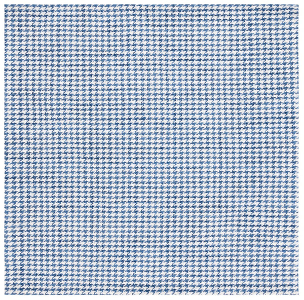 Safavieh Marbella Hand-woven Area Rug: Timeless Grey And Ivory Elegance For Luxurious Living Spaces Navy ,Ivory Wool And Cotton Mrb319n-9