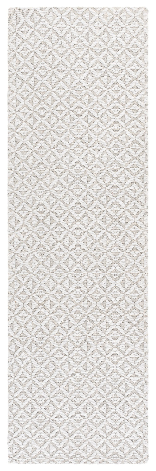 Safavieh Marbella Hand‑Woven Ivory Scandinavian Runner Rug — Low‑Pile Durable Wool Blend For Hallways & Entryways 2'-3" x 8'-0" MRB329A-28
