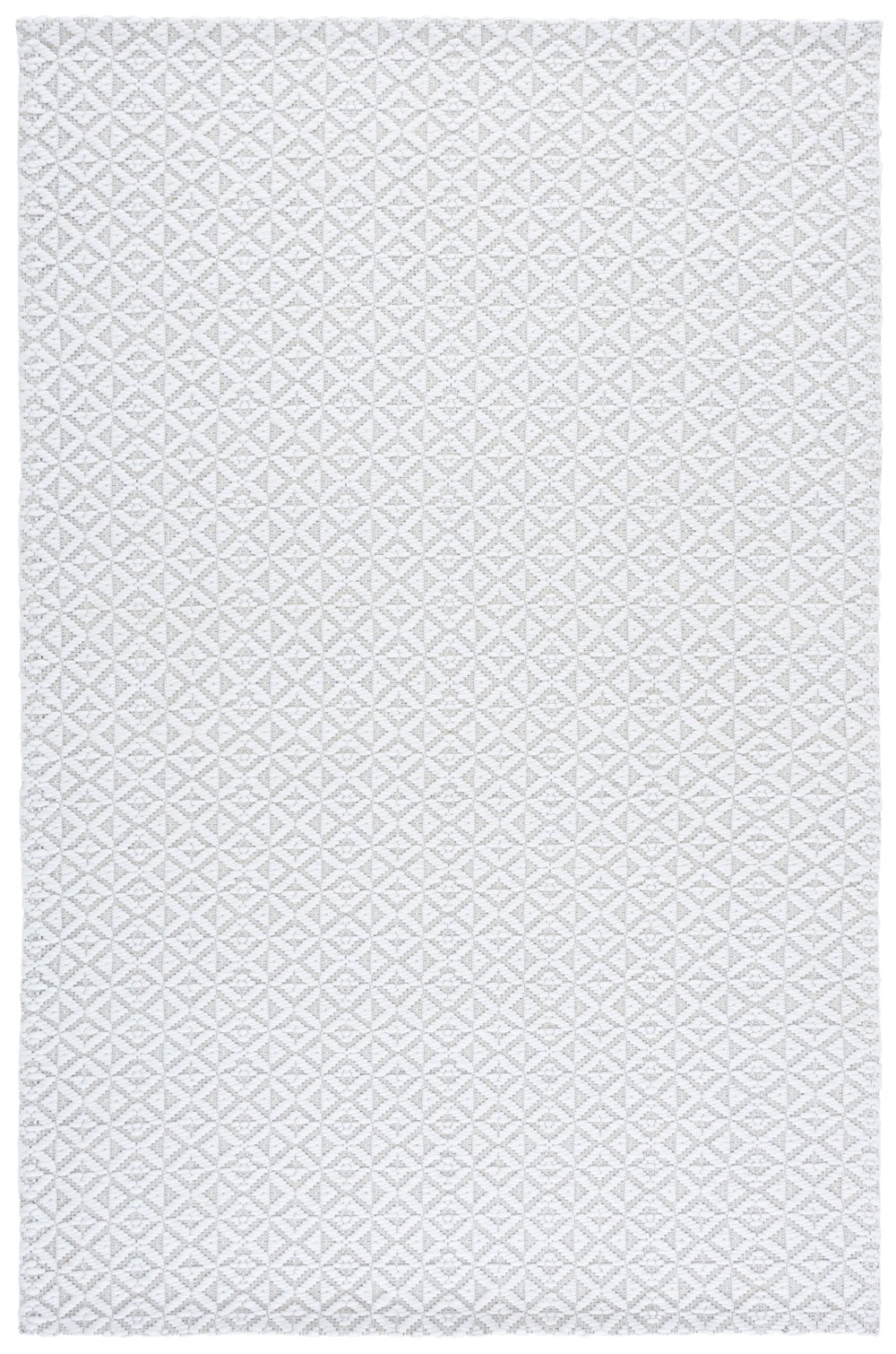 Safavieh Marbella Ivory Area Rug With Subtle Geometric Pattern, Low-Profile Handwoven Blend For Modern Homes 6'-0" x 9'-0" MRB329A-6