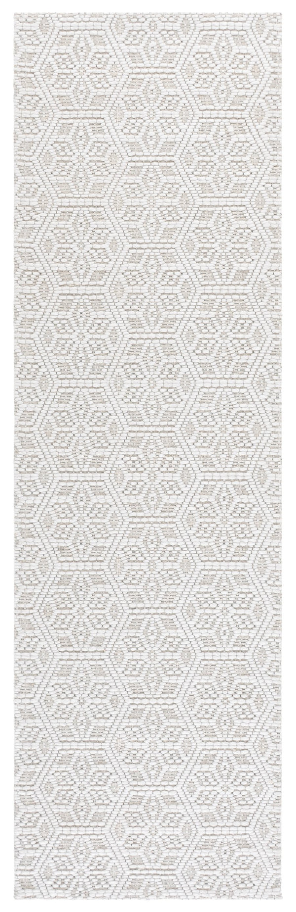 Safavieh Marbella Hand-Woven Ivory Square Rug — Scandinavian Minimalist Texture, Durable Wool-Blend Charm 6'-0" x 6'-0" MRB330A-6SQ