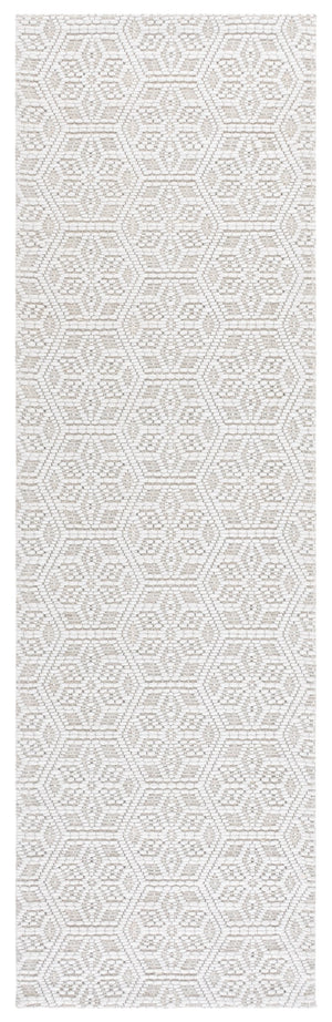 Safavieh Marbella Ivory Round Rug — Handwoven Low Pile Accent, Soft Wool-Blend Minimalist Decor Anchor 6'-0" x 6'-0" MRB330A-6R