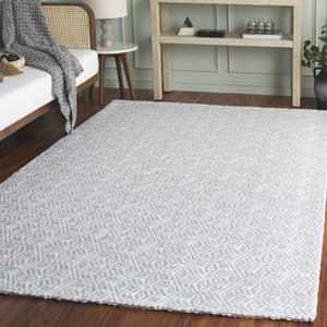 Safavieh Marbella Hand‑Woven Ivory Area Rug — Scandinavian Geometric Accent, Low‑Profile Durable Blend 4'-0" x 6'-0" MRB330A-4