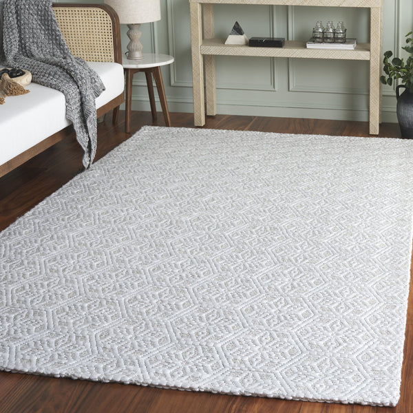 Safavieh Marbella Ivory Round Rug — Handwoven Low Pile Accent, Soft Wool-Blend Minimalist Decor Anchor 6'-0" x 6'-0" MRB330A-6R