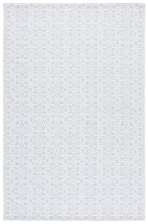 Safavieh Marbella Hand-Woven Ivory Area Rug — Scandinavian Minimalist Low-Profile Blend Of Wool, Cotton, Polyester 9'-0" x 12'-0" MRB330A-9