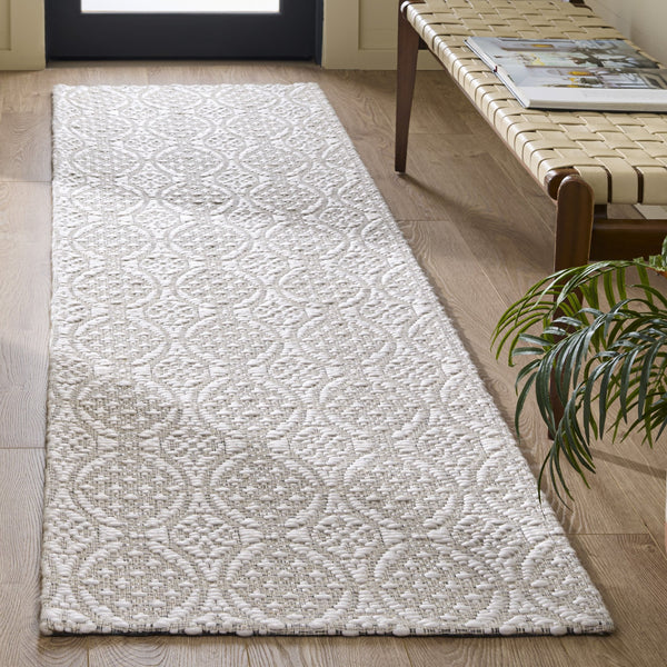 Safavieh Marbella Hand‑Woven Ivory Scandinavian Rug — Low-Profile, Durable Wool-Blend Area Rug For Modern Spaces 6'-0" x 9'-0" MRB331A-6