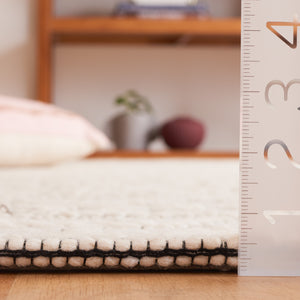 Safavieh Marbella 453 MRB453 Handloomed  Rug Grey / Ivory MRB453F-6