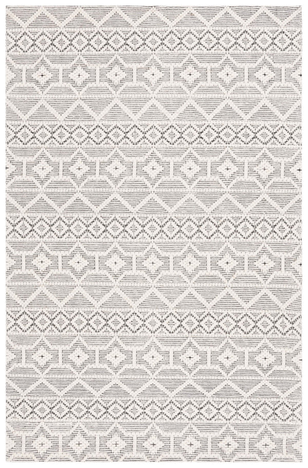 Safavieh Marbella 453 MRB453 Handloomed  Rug Grey / Ivory MRB453F-6