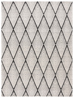 Safavieh Marbella 454 Handloomed  Rug Black / Ivory 8' x 10'