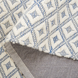 Safavieh Marbella 455 MRB455 Handloomed  Rug Blue / Ivory MRB455M-6