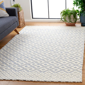 Safavieh Marbella 455 MRB455 Handloomed  Rug Blue / Ivory MRB455M-6