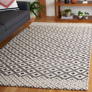 Safavieh Marbella 455 MRB455 Handloomed  Rug Black / Ivory MRB455Z-6