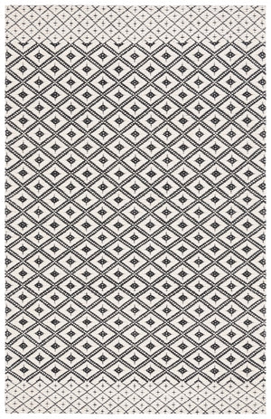 Safavieh Marbella 455 MRB455 Handloomed  Rug Black / Ivory MRB455Z-6