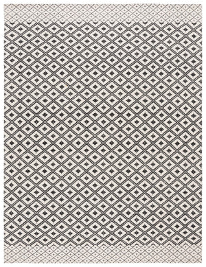 Safavieh Marbella 455 Handloomed  Rug Black / Ivory 8' x 10'