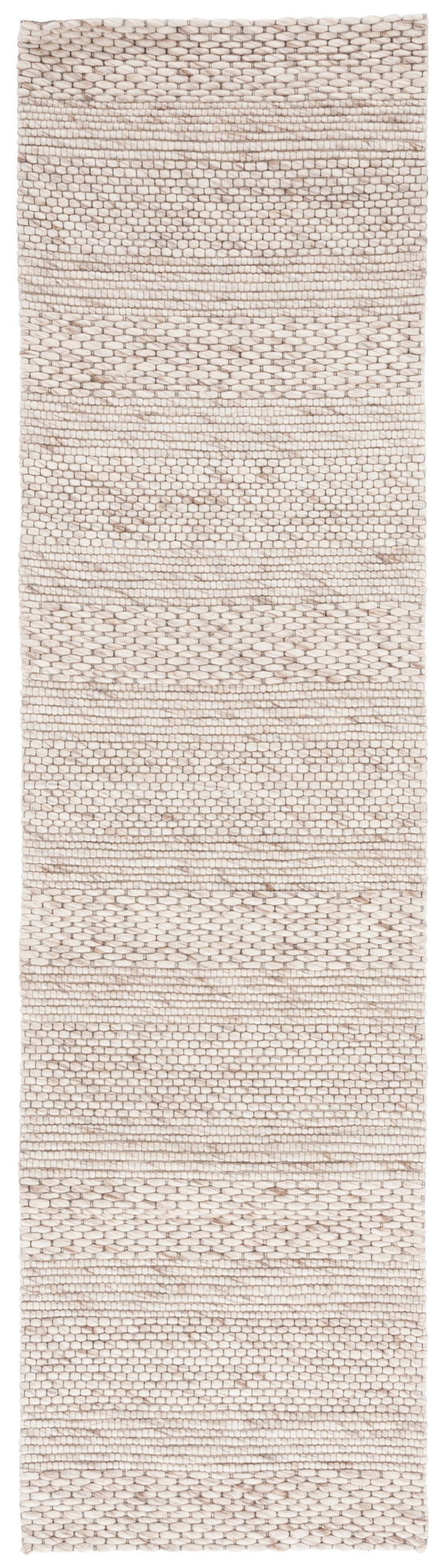 Safavieh Marbella Hand-Loomed Beige Area Rug — Low-Profile Wool Blend With Subtle Texture For Living Rooms 9'-0" x 12'-0" MRB556B-9