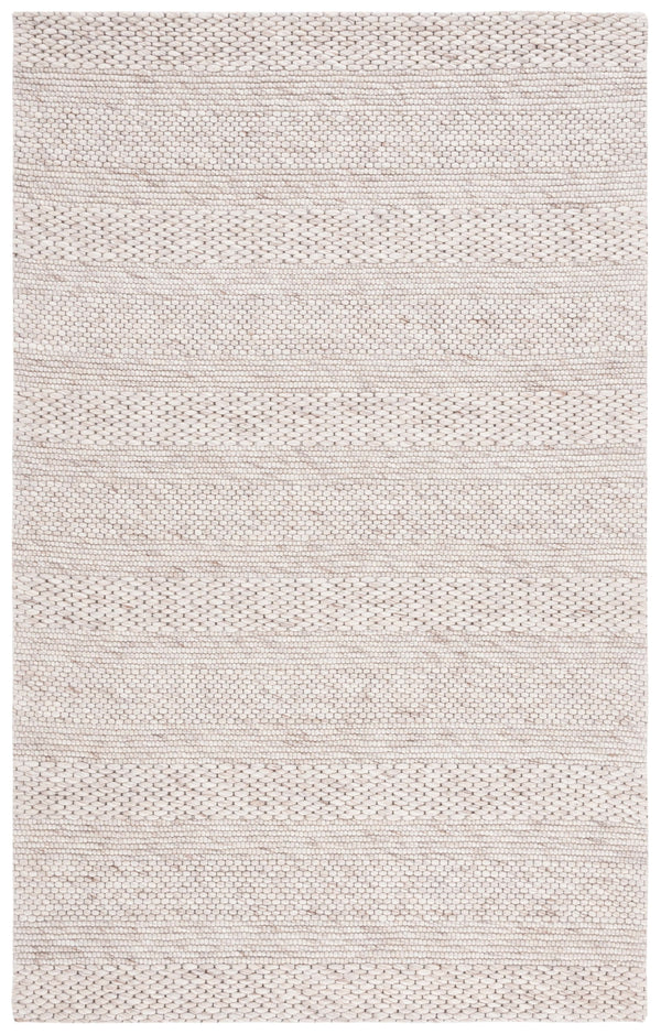 Safavieh Marbella Hand‑Loomed Round Area Rug In Soft Beige With Subtle Geometric Pattern, Durable Blend 5'-0" x 5'-0" MRB556B-5R