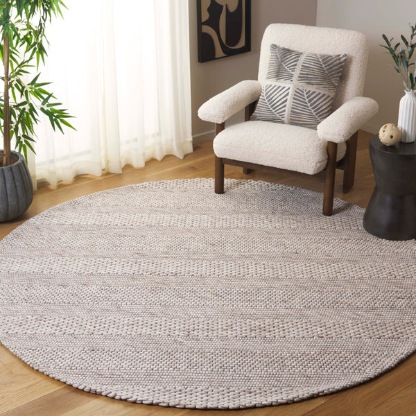 Safavieh Marbella Modern Area Rug - Hand-loomed Elegance With Soft Wool & Durable Nylon For Timeless Style Beige 60% Wool,20% Nylon,And 20% Cotton Mrb556b-5sq