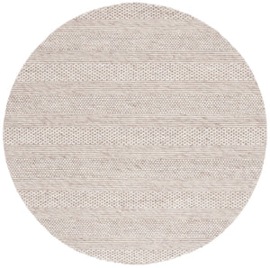 Safavieh Marbella Hand-Loomed Beige Runner Rug — Wool-Cotton Blend, Subtle Linear Texture, Durable Elegance 2'-3" x 7'-0" MRB556B-27