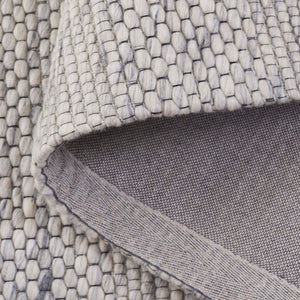 Safavieh Marbella Hand‑Loomed Light Grey Ivory Rug — Soft Wool Blend Accent Rug For Entryways & Small Spaces 2'-0" x 3'-0" MRB556C-2