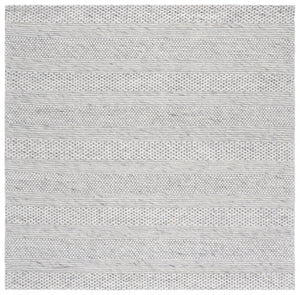 Safavieh Marbella Hand‑Loomed Light Grey Ivory Runner — Low‑Profile Plush Wool Blend, Durable Hallway Style 2'-3" x 7'-0" MRB556C-27
