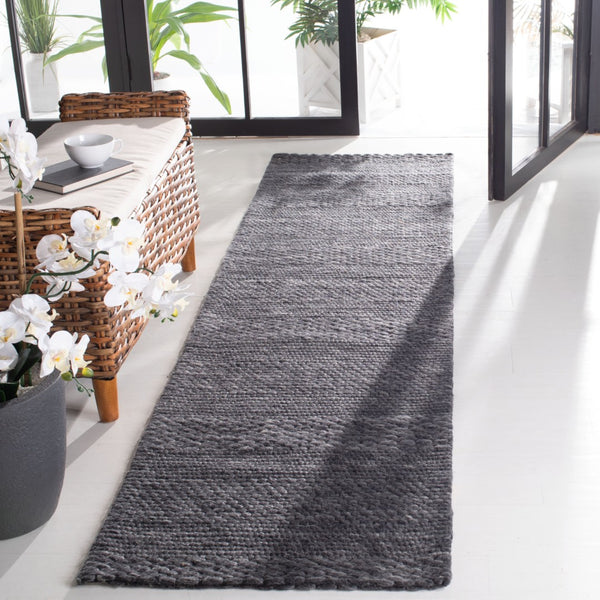 Safavieh Marbella Modern Area Rug - Hand-loomed Elegance With Soft Wool & Durable Nylon For Timeless Style Charcoal 60% Wool,20% Nylon,And 20% Cotton Mrb556h-3sq