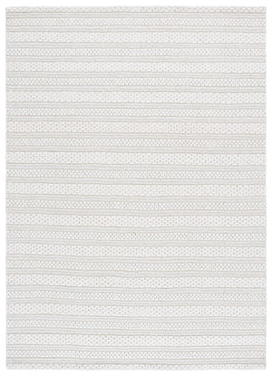 Safavieh Marbella Elegant Handloomed Area Rug For Cozy Living Spaces - Soft Wool Blend For Timeless Style Ivory 85% Wool 10% Cotton 5% Polyester Mrb825a-8