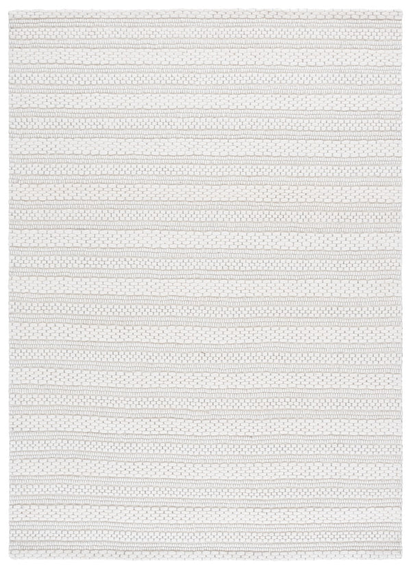Safavieh Marbella Elegant Handloomed Area Rug For Cozy Living Spaces - Soft Wool Blend For Timeless Style Ivory 85% Wool 10% Cotton 5% Polyester Mrb825a-8