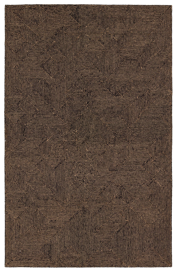 Jaipur Living Mercia Quarion Modern Global Handmade Indoor Rug Tan 10'x14'