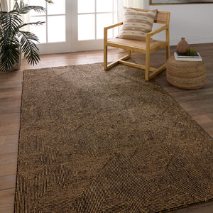 Jaipur Living Mercia Quarion Modern Global Handmade Indoor Rug Tan 10'x14'