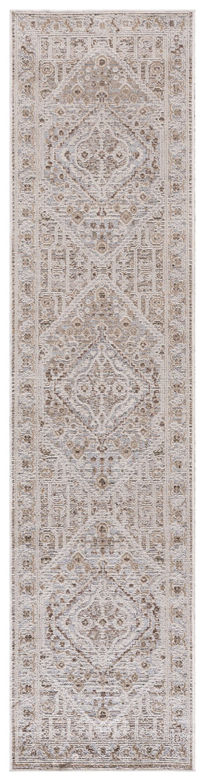 Safavieh Miranda Elegant Beige & Grey-Ivory Runner | Low-Profile 1/8" Pile, Durable Power-Loomed Turkish Craftsmanship 2'-0" x 8'-0" MRD304B-28
