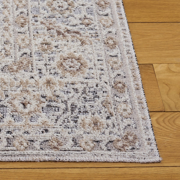 Safavieh Miranda Elegant Beige & Grey-Ivory Runner | Low-Profile 1/8" Pile, Durable Power-Loomed Turkish Craftsmanship 2'-0" x 8'-0" MRD304B-28