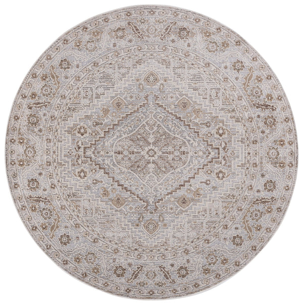 Safavieh Miranda Power‑Loomed Transitional Area Rug In Neutral Beige And Grey‑Ivory — Durable, Low‑Profile Style 5'-0" x 8'-0" MRD304B-5