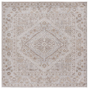 Safavieh Miranda Transitional Beige Grey Ivory Area Rug – Power-Loomed Low-Pile Design For Durable Elegance 8'-0" x 10'-0" MRD304B-8