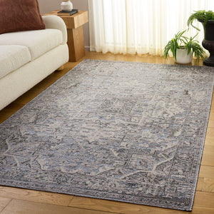 Safavieh Miranda Elegant Grey & Ivory Transitional Area Rug — Power-Loomed Turkey, Low-Profile Durable DéCor (48X72) 4'-0" x 6'-0" MRD306F-4